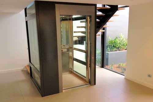 Giá thang máy gia đình không cần hố pit